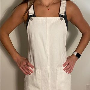 White Pacsun overall dress